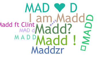 별명 - madd