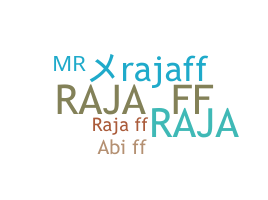 별명 - RajaFf