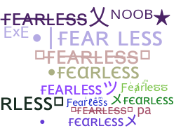 별명 - Fearless