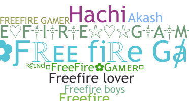 별명 - Freefiregamer