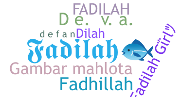 별명 - Fadilah