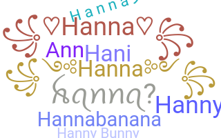 별명 - Hanna