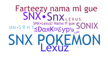 별명 - SNx