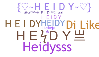 별명 - Heidy
