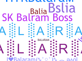 별명 - Balaram