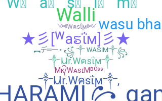 별명 - Wasim