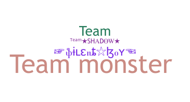 별명 - Teammonster