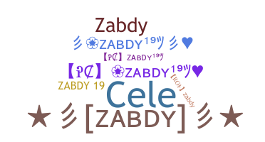 별명 - zabdy
