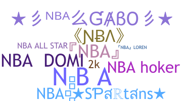 별명 - NBA