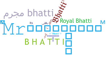 별명 - Bhatti