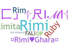 별명 - rimi