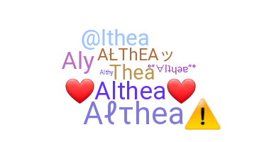 별명 - Althea