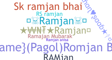 별명 - Ramjan