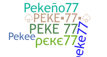 별명 - Peke77