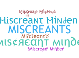 별명 - MIScreant