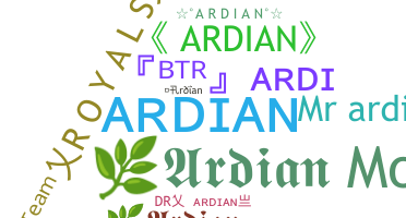 별명 - Ardian