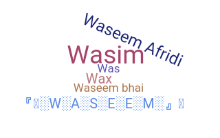 별명 - Waseem