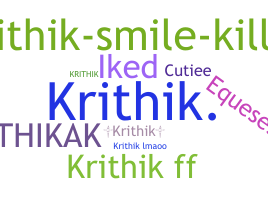 별명 - Krithik