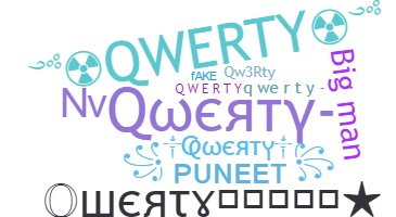 별명 - qwerty