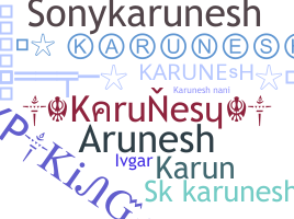 별명 - Karunesh