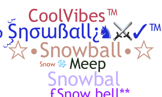 별명 - Snowball