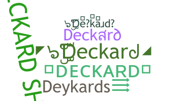 별명 - Deckard