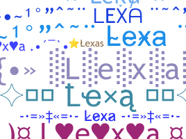 별명 - lexa15lexa