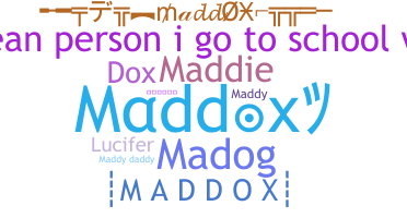 별명 - Maddox