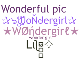 별명 - wondergirl