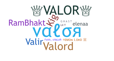 별명 - Valor