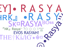 별명 - Rasya