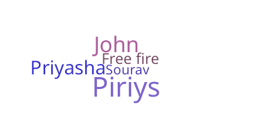 별명 - Piriya