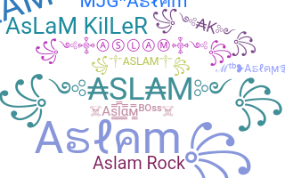 별명 - Aslam