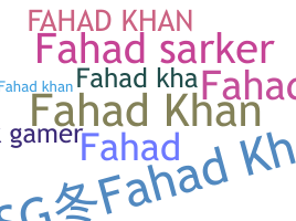 별명 - Fahadkhan