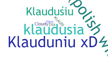 별명 - Klaudia