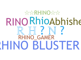 별명 - Rhino