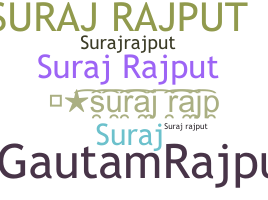 별명 - SurajRajput