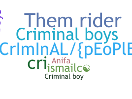 별명 - Criminalboys