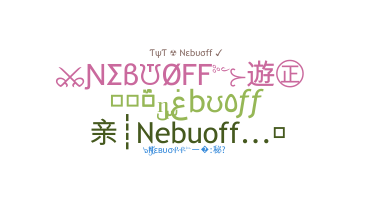 별명 - Nebuoff