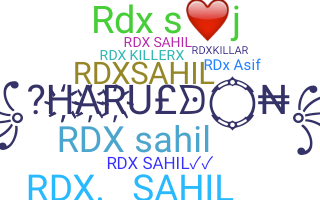 별명 - Rdxsahil