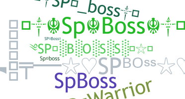 별명 - SPboss