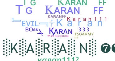 별명 - Karan111