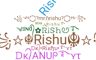 별명 - Rishu