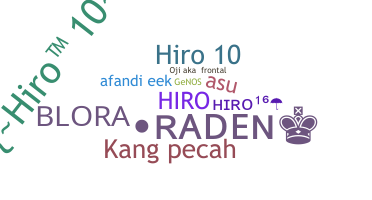 별명 - Hiro10