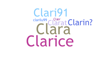 별명 - Clari