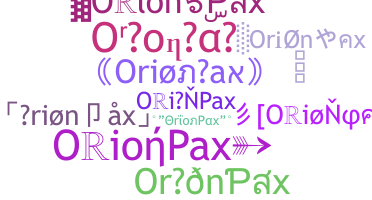 별명 - OrionPax