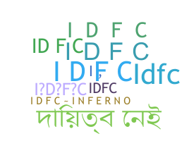 별명 - idfc