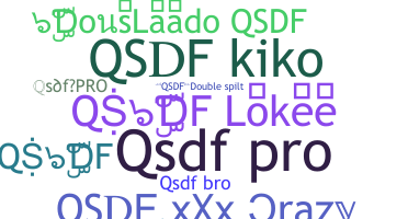 별명 - QSDF