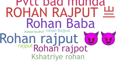 별명 - RohanRajput