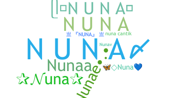 별명 - Nuna